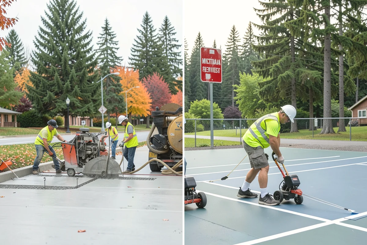 Deicing in North Bend, King County, WA - Assess conditions and pavement temperatures at priority sites