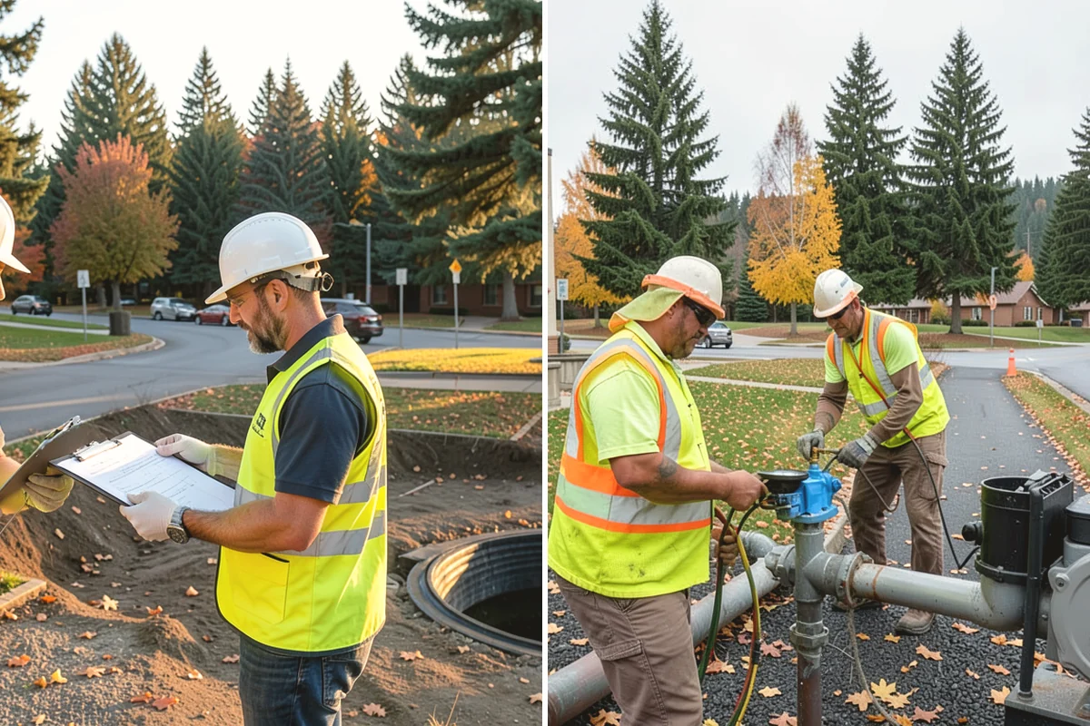 Deicing in Oak Harbor, Island County, WA - Assess conditions and pavement temperatures at priority sites