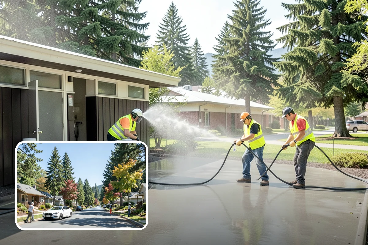 Deicing in Orting, Pierce County, WA - Restores traction by breaking the ice-to-pavement bond