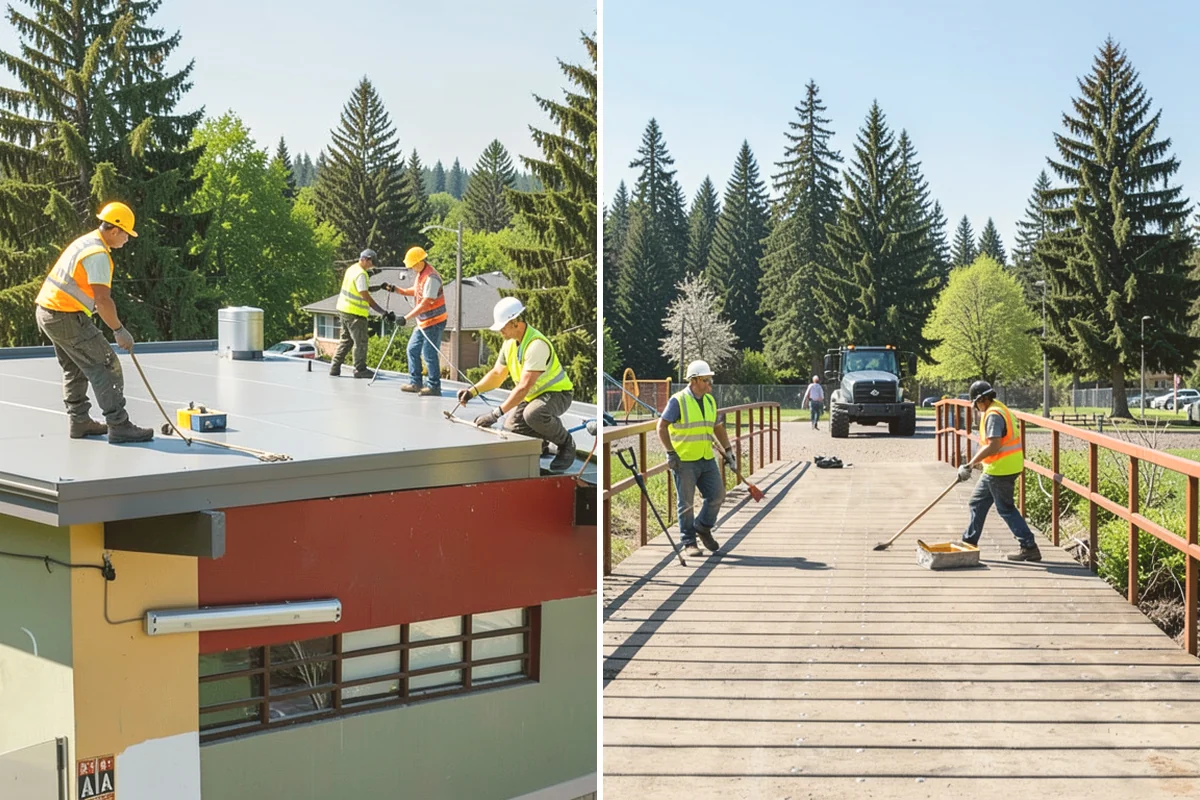 Deicing in Sammamish, King County, WA - Assess conditions and pavement temperatures at priority sites