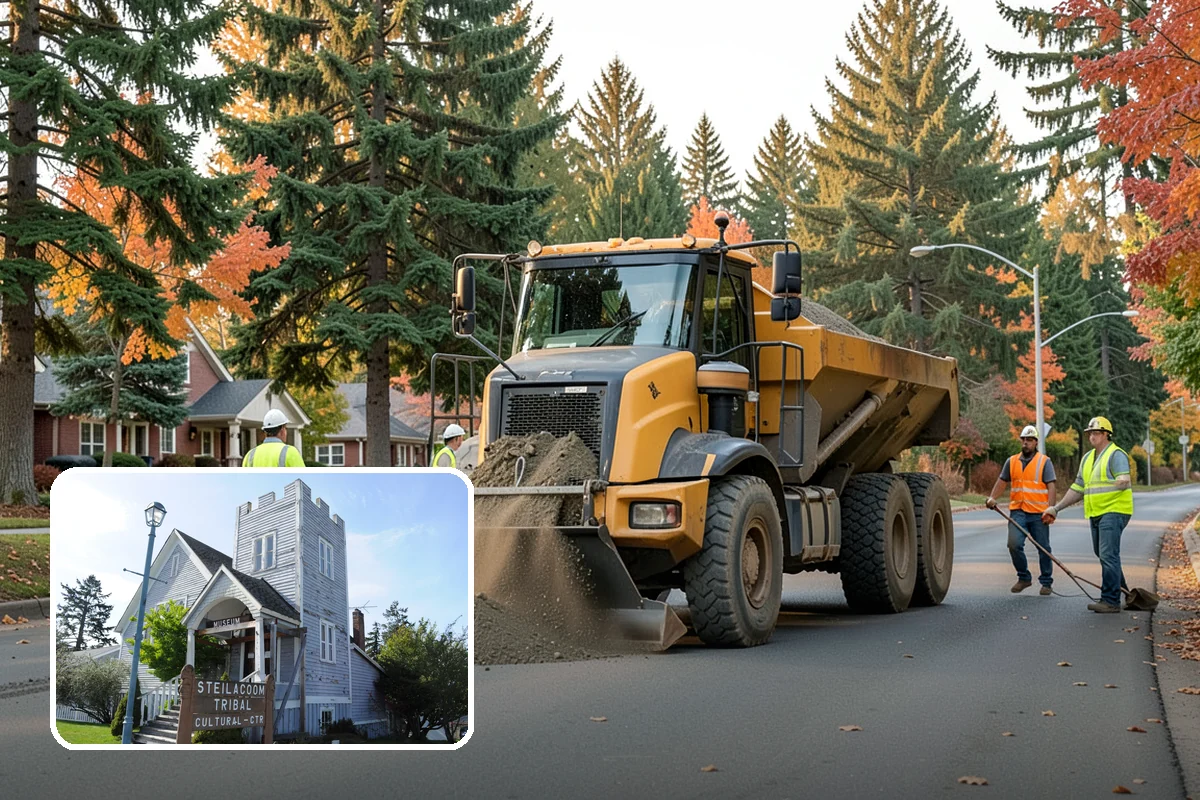 Deicing in Steilacoom, Pierce County, WA - Restores traction by breaking the ice-to-pavement bond
