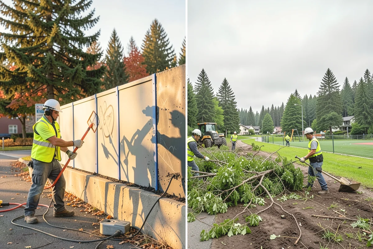 Deicing in University Place, Pierce County, WA - Assess conditions and pavement temperatures at priority sites
