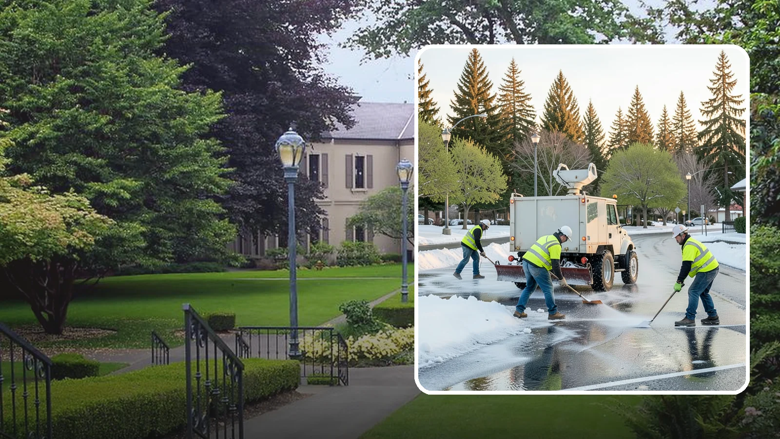 Deicing in Woodinville, King County, WA - Apply deicing materials to roads, lots, and walkways to melt ice and maintain safe surfaces during winter events.