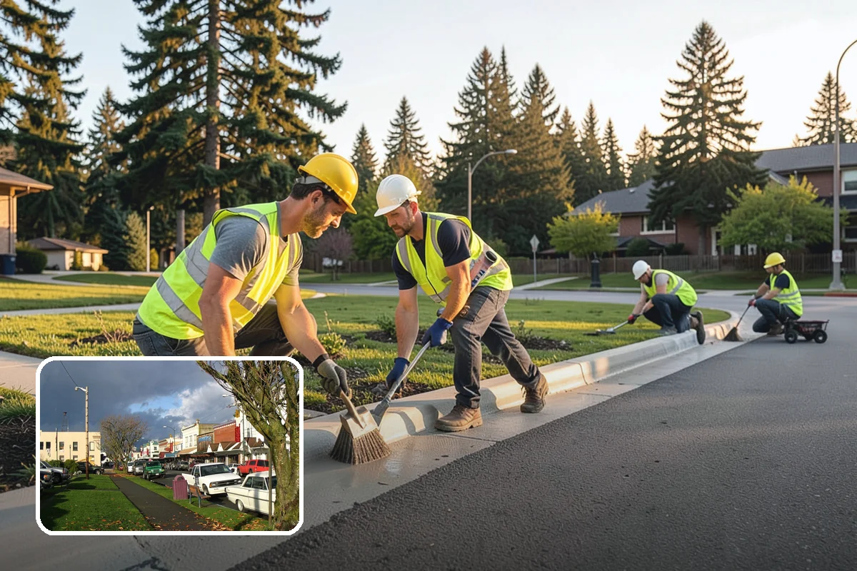 Detention Pond Maintenance in Arlington, Snohomish County, WA - Maintained storage volume and controlled release rates