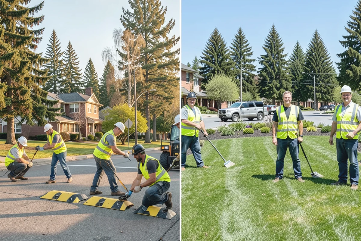 Detention Pond Maintenance in Auburn, King County, WA - Inspect embankments, inlets, and outlet control structures