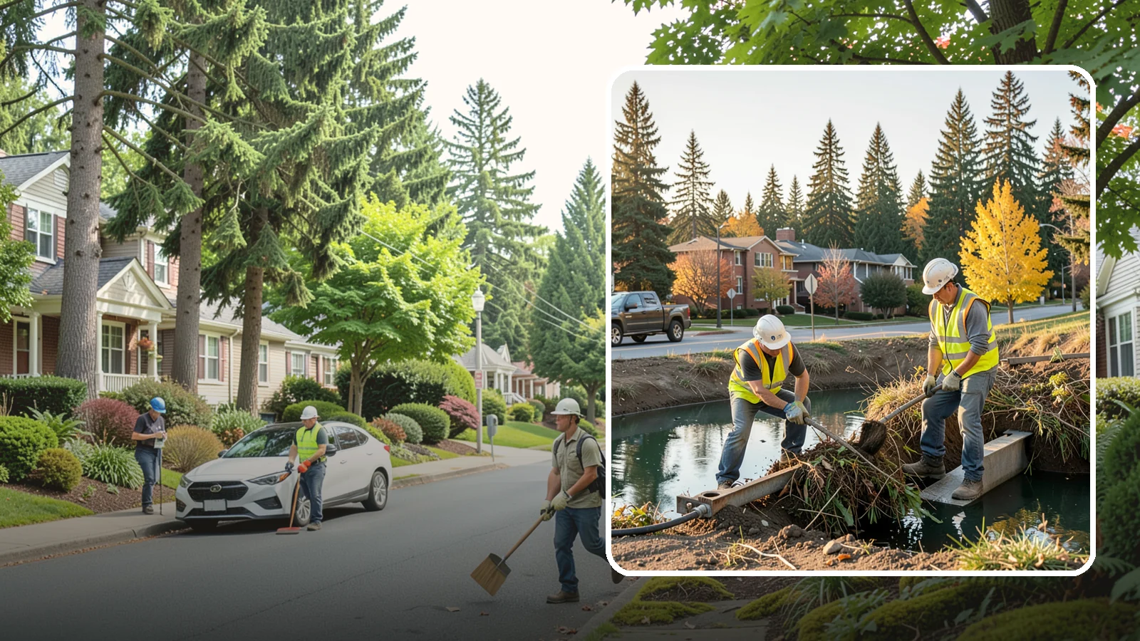 Detention Pond Maintenance in Beaux Arts Village, King County, WA - Vegetation, sediment, and outlet upkeep that keeps detention ponds storing and releasing runoff correctly.