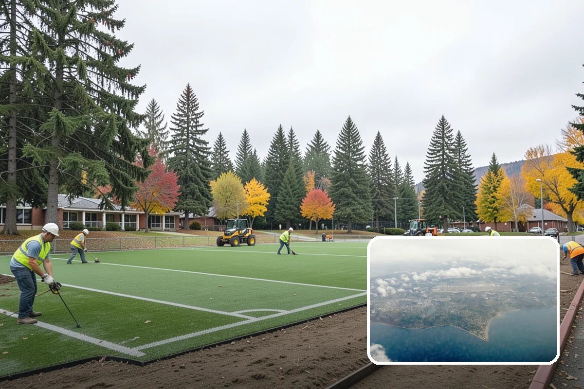 Detention Pond Maintenance in Burien, King County, WA - Maintained storage volume and controlled release rates