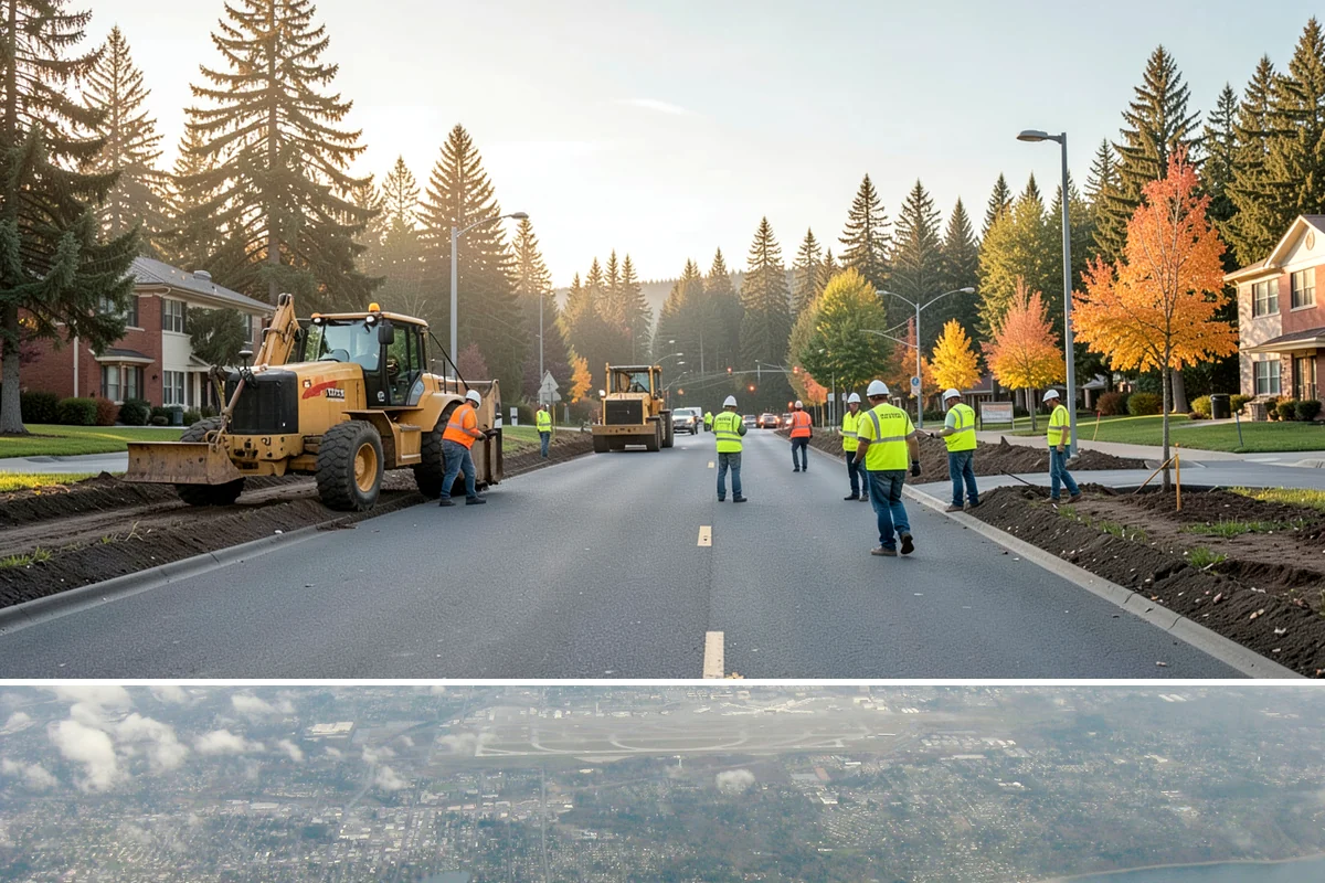 Detention Pond Maintenance in Burien, King County, WA - Mowing and vegetation work occur in the dry summer months, while inlet and outlet inspections increase through the winter storm...