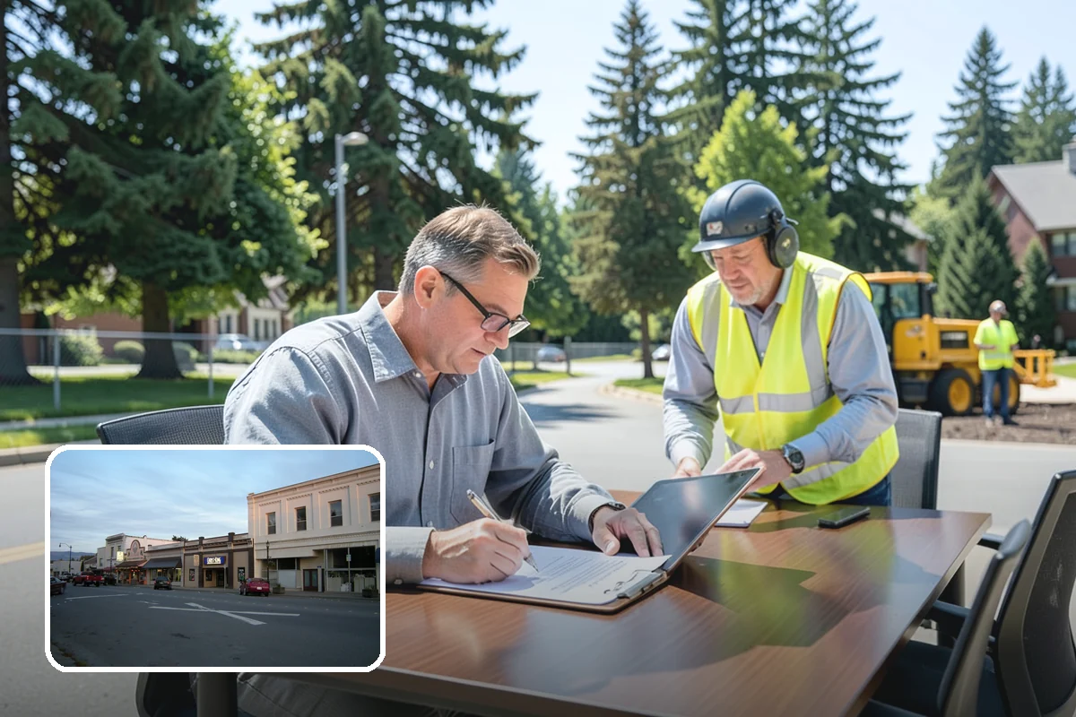 Detention Pond Maintenance in Burlington, Skagit County, WA - Maintained storage volume and controlled release rates