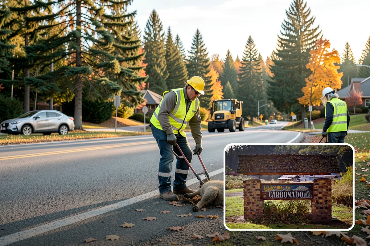 Detention Pond Maintenance in Carbonado, Pierce County, WA - Maintained storage volume and controlled release rates