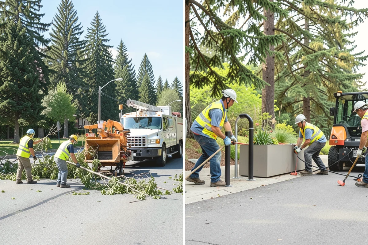 Detention Pond Maintenance in Carbonado, Pierce County, WA - Inspect embankments, inlets, and outlet control structures
