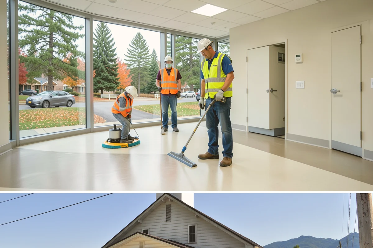 Detention Pond Maintenance in Concrete, Skagit County, WA - Mowing and vegetation work occur in the dry summer months, while inlet and outlet inspections increase through the winter storm...