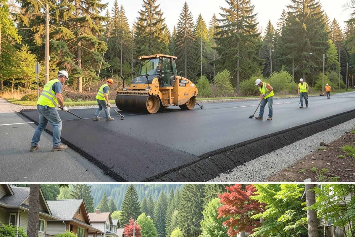 Detention Pond Maintenance in Darrington, Snohomish County, WA - Mowing and vegetation work occur in the dry summer months, while inlet and outlet inspections increase through the winter storm...