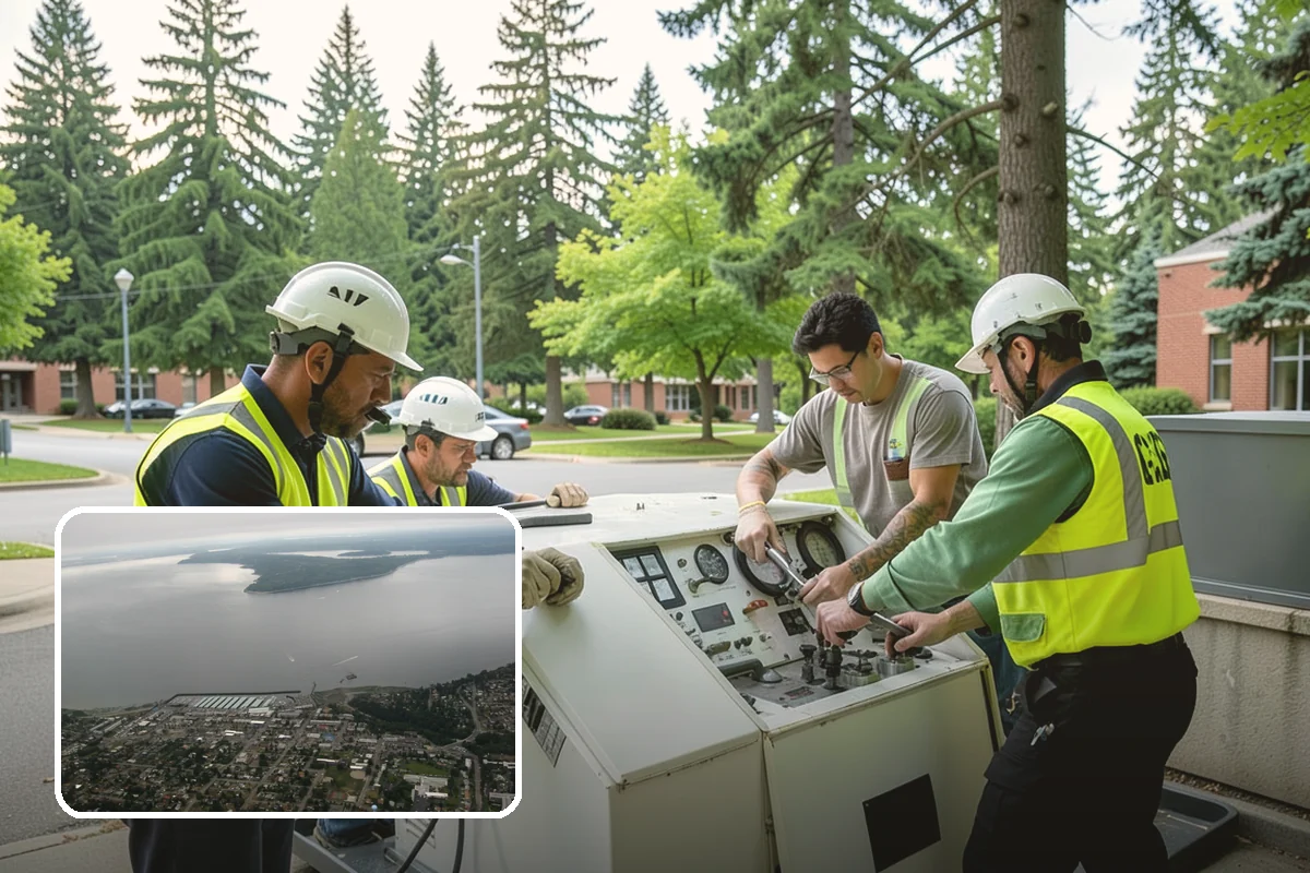 Detention Pond Maintenance in Des Moines, King County, WA - Maintained storage volume and controlled release rates