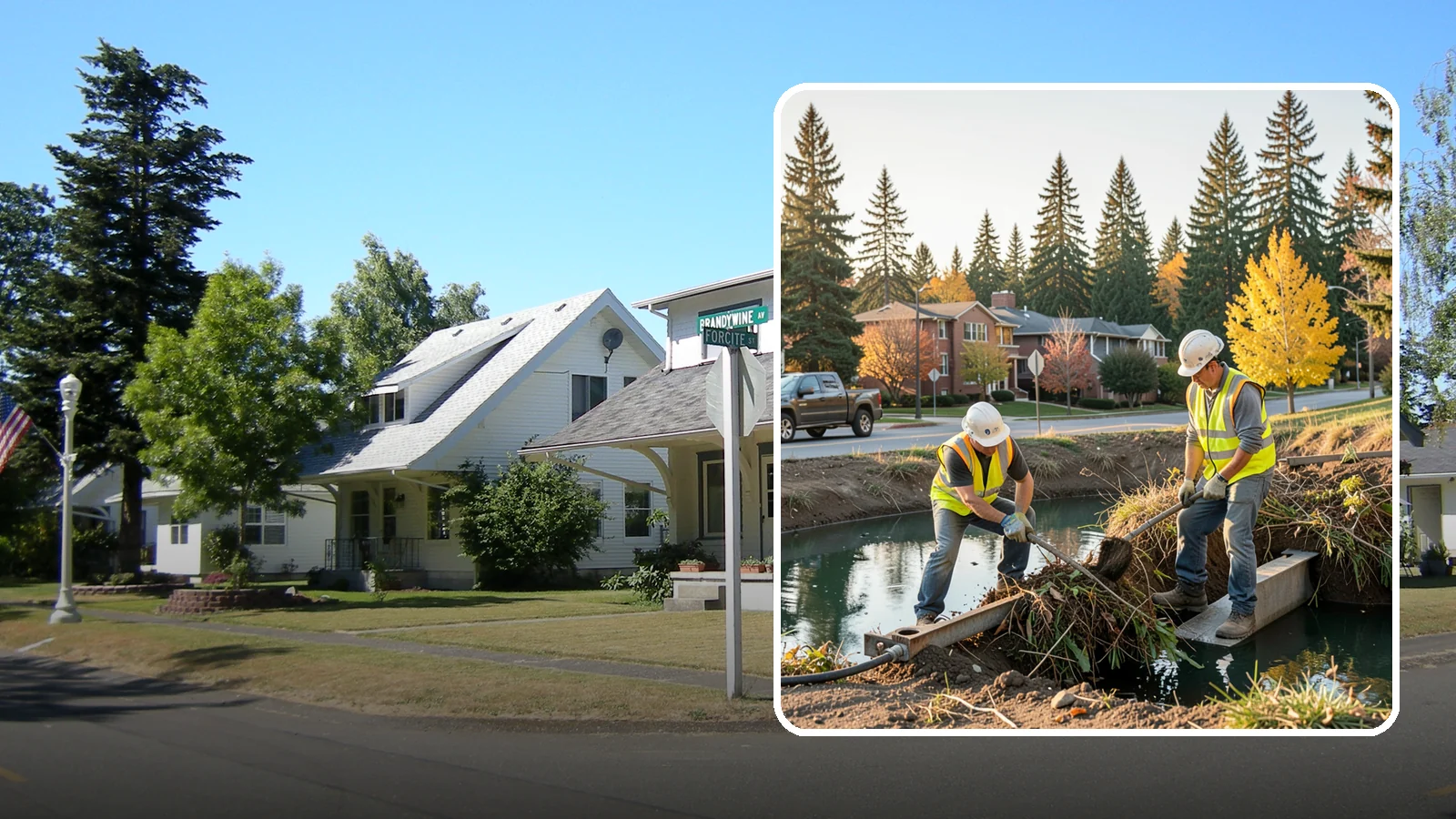 Detention Pond Maintenance in DuPont, Pierce County, WA - Vegetation, sediment, and outlet upkeep that keeps detention ponds storing and releasing runoff correctly.
