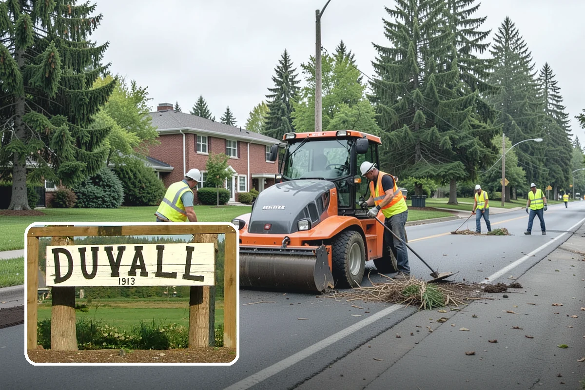 Detention Pond Maintenance in Duvall, King County, WA - Maintained storage volume and controlled release rates
