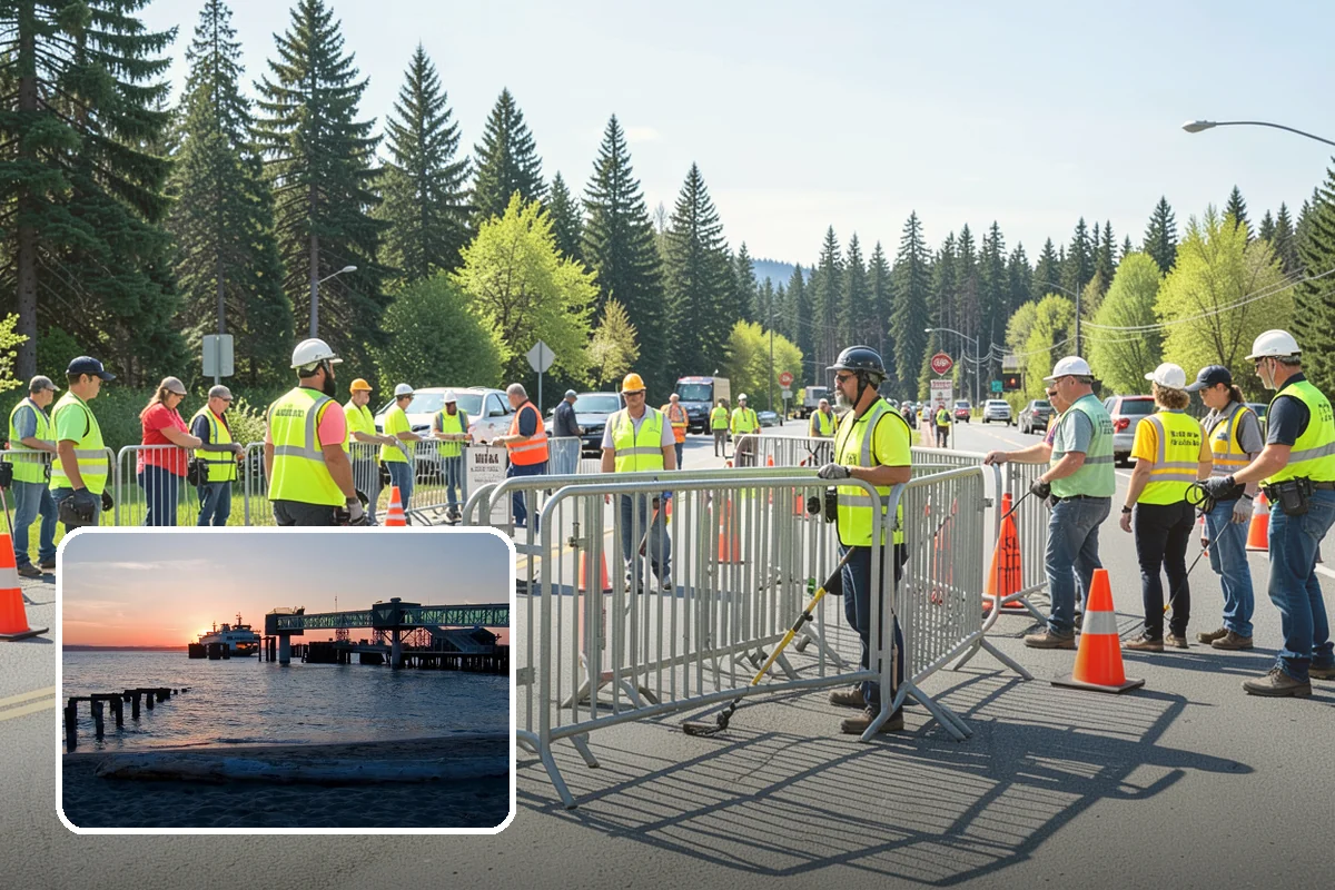 Detention Pond Maintenance in Edmonds, Snohomish County, WA - Maintained storage volume and controlled release rates