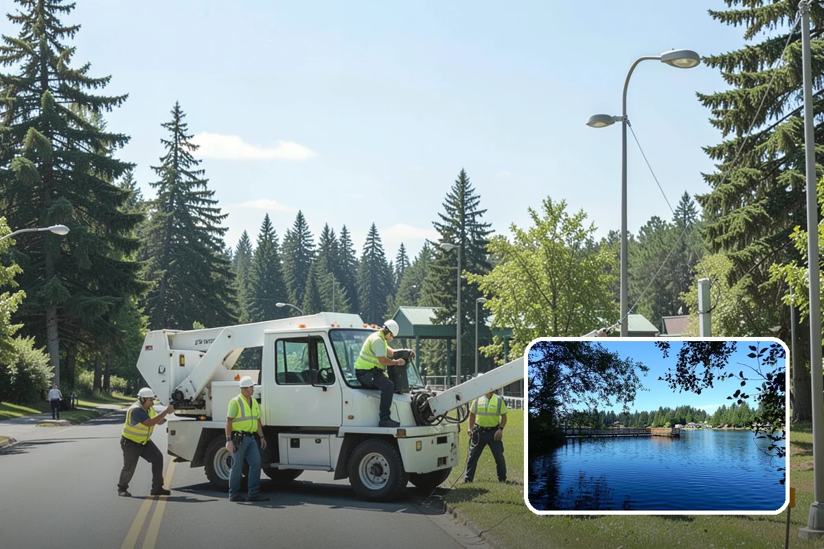 Detention Pond Maintenance in Federal Way, King County, WA - Maintained storage volume and controlled release rates