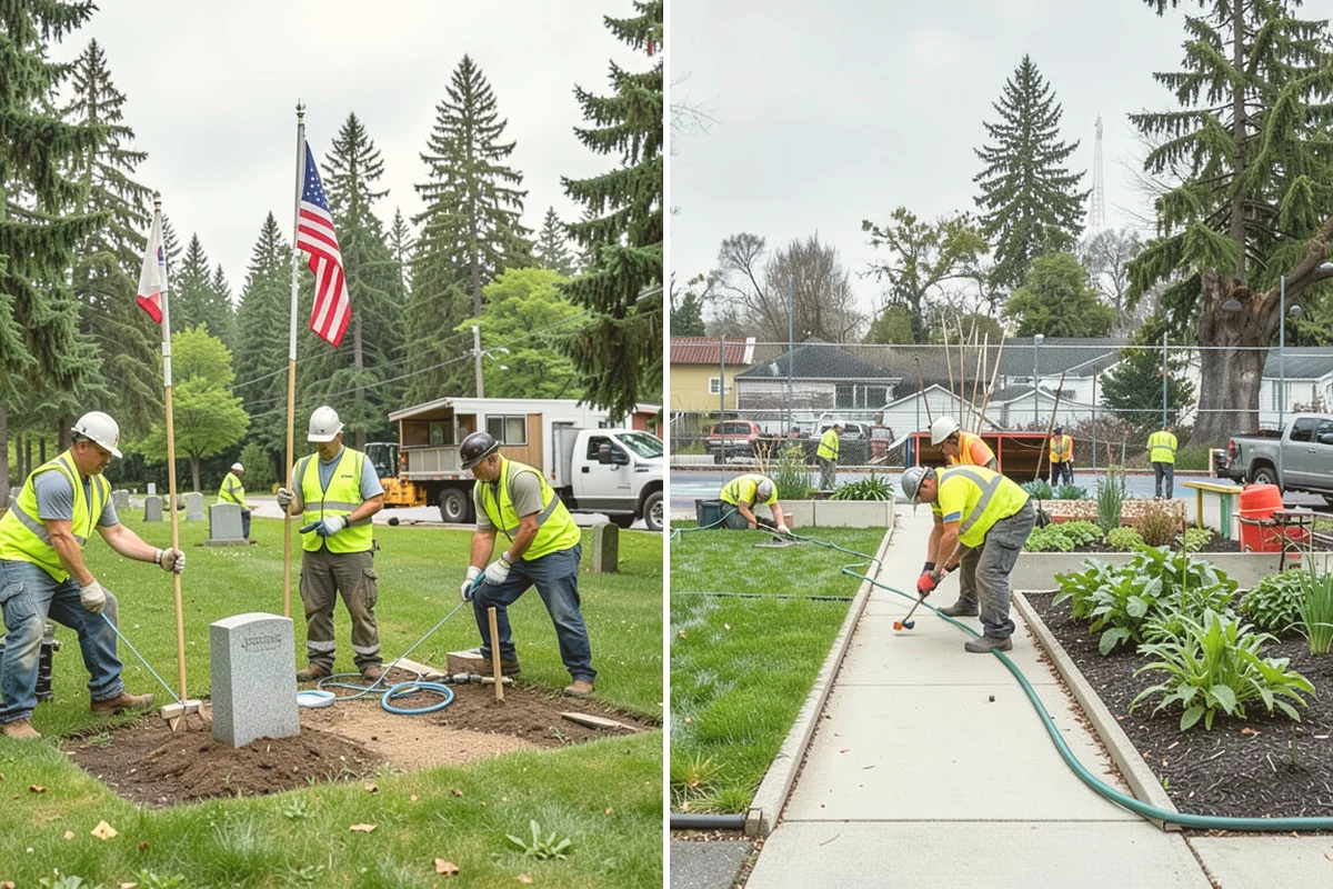 Detention Pond Maintenance in Fife, Pierce County, WA - Inspect embankments, inlets, and outlet control structures