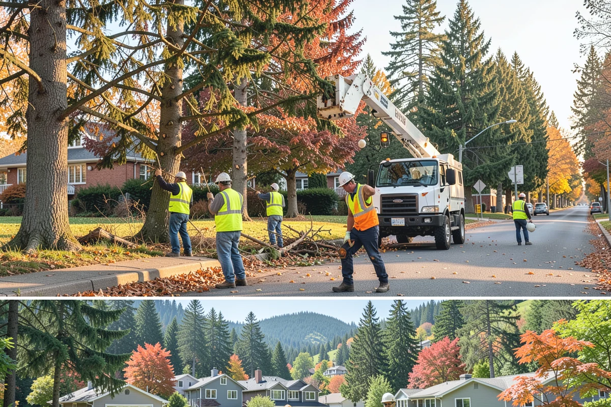 Detention Pond Maintenance in Fircrest, Pierce County, WA - Mowing and vegetation work occur in the dry summer months, while inlet and outlet inspections increase through the winter storm...