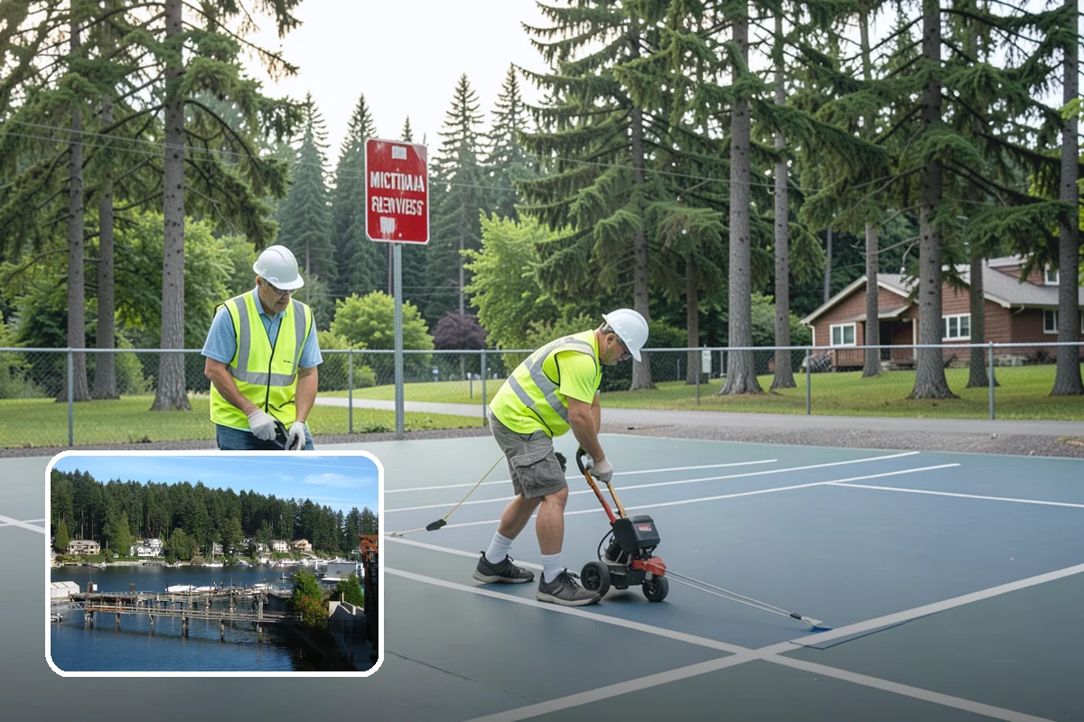 Detention Pond Maintenance in Gig Harbor, Pierce County, WA - Maintained storage volume and controlled release rates
