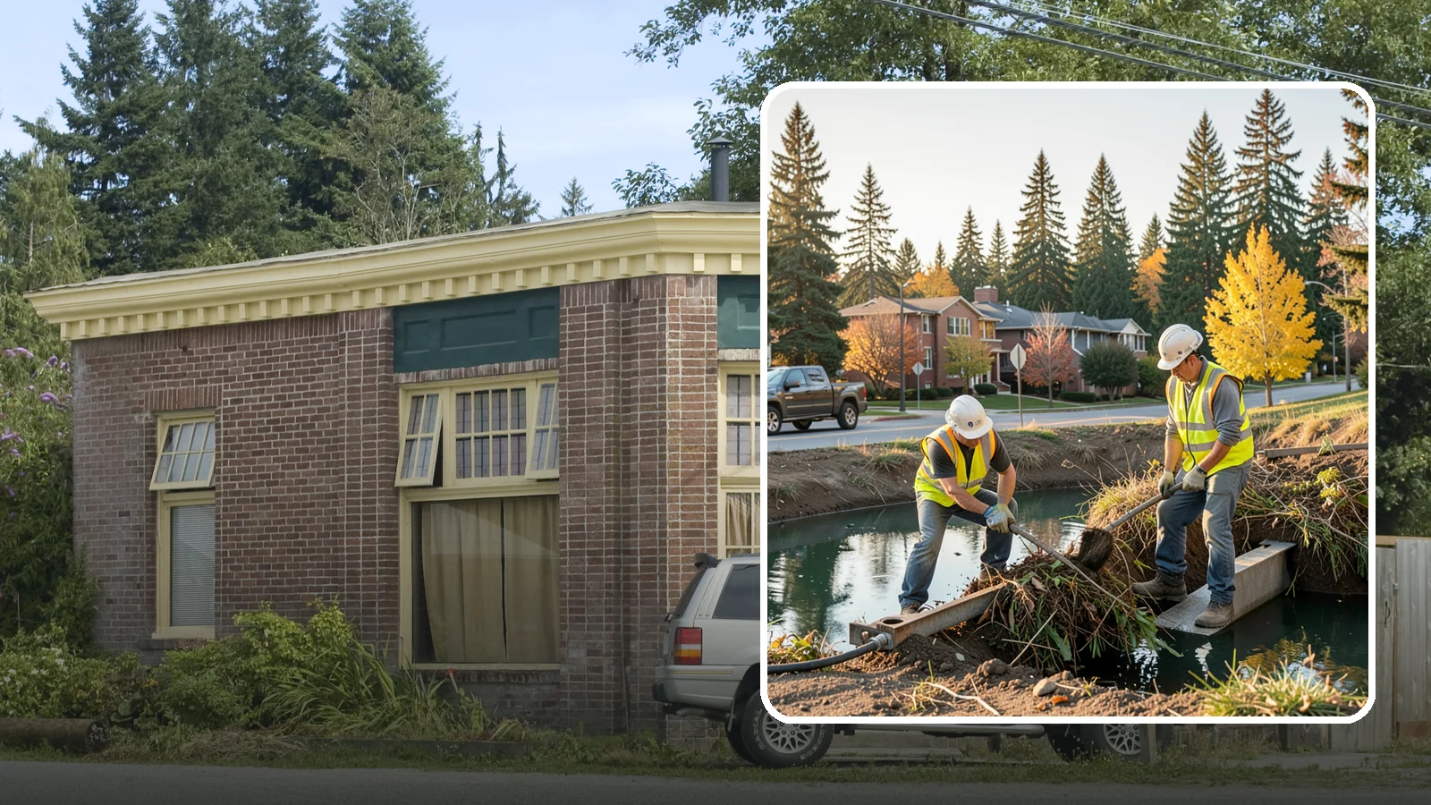Detention Pond Maintenance in Hamilton, Skagit County, WA - Vegetation, sediment, and outlet upkeep that keeps detention ponds storing and releasing runoff correctly.