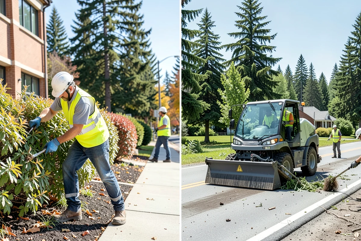 Detention Pond Maintenance in Hunts Point, King County, WA - Inspect embankments, inlets, and outlet control structures