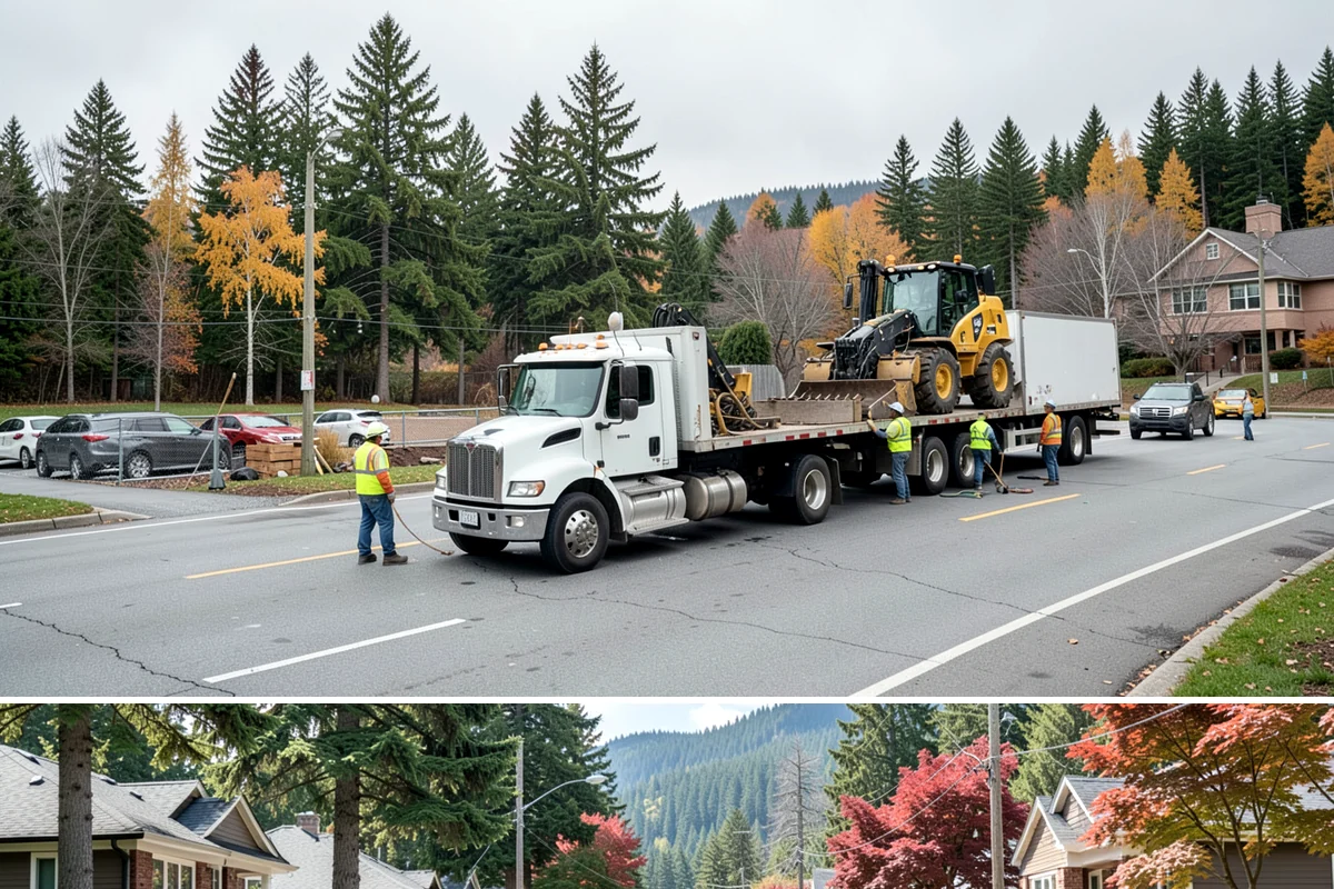 Detention Pond Maintenance in Hunts Point, King County, WA - Mowing and vegetation work occur in the dry summer months, while inlet and outlet inspections increase through the winter storm...