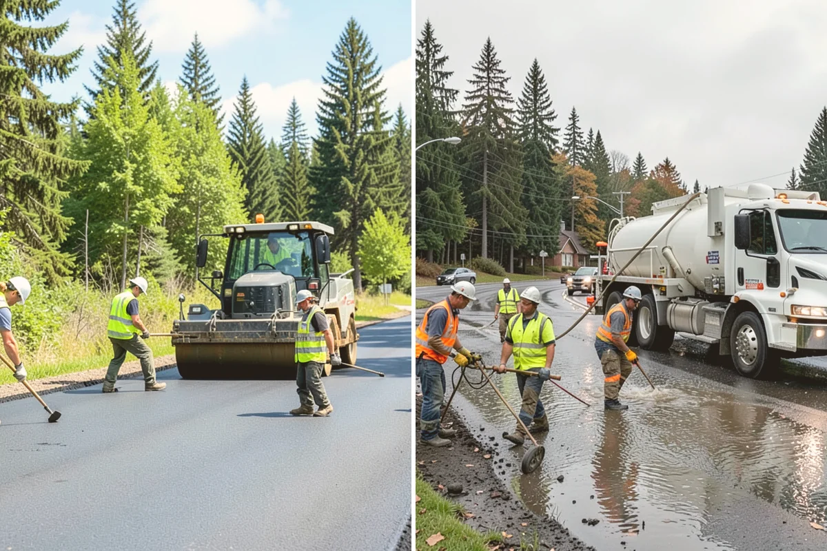 Detention Pond Maintenance in Index, Snohomish County, WA - Inspect embankments, inlets, and outlet control structures