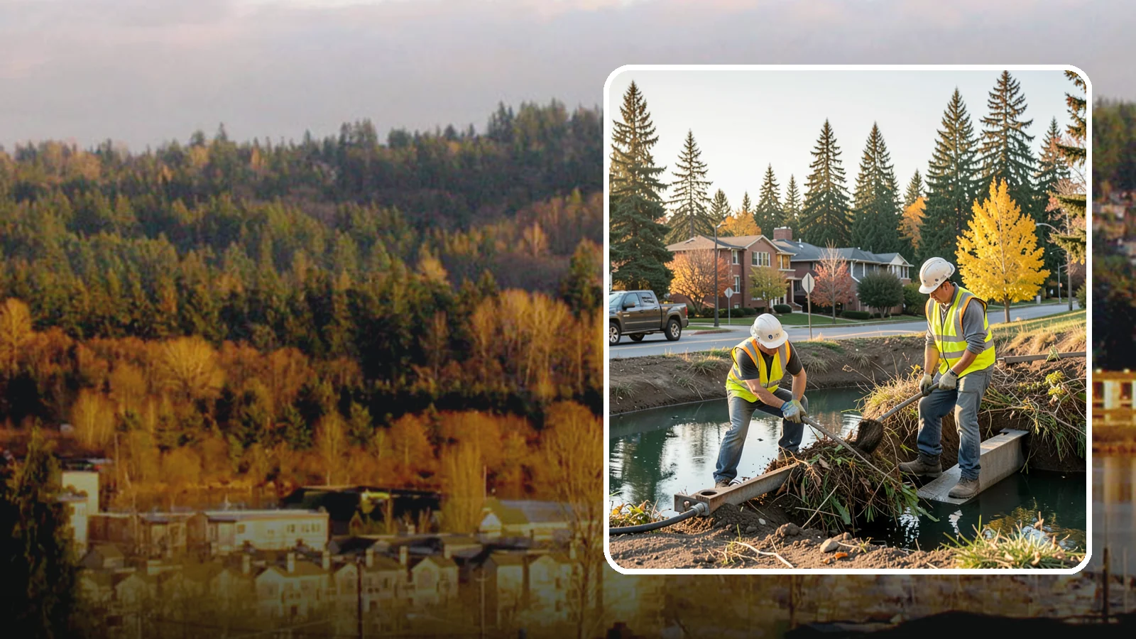 Detention Pond Maintenance in Kenmore, King County, WA - Vegetation, sediment, and outlet upkeep that keeps detention ponds storing and releasing runoff correctly.