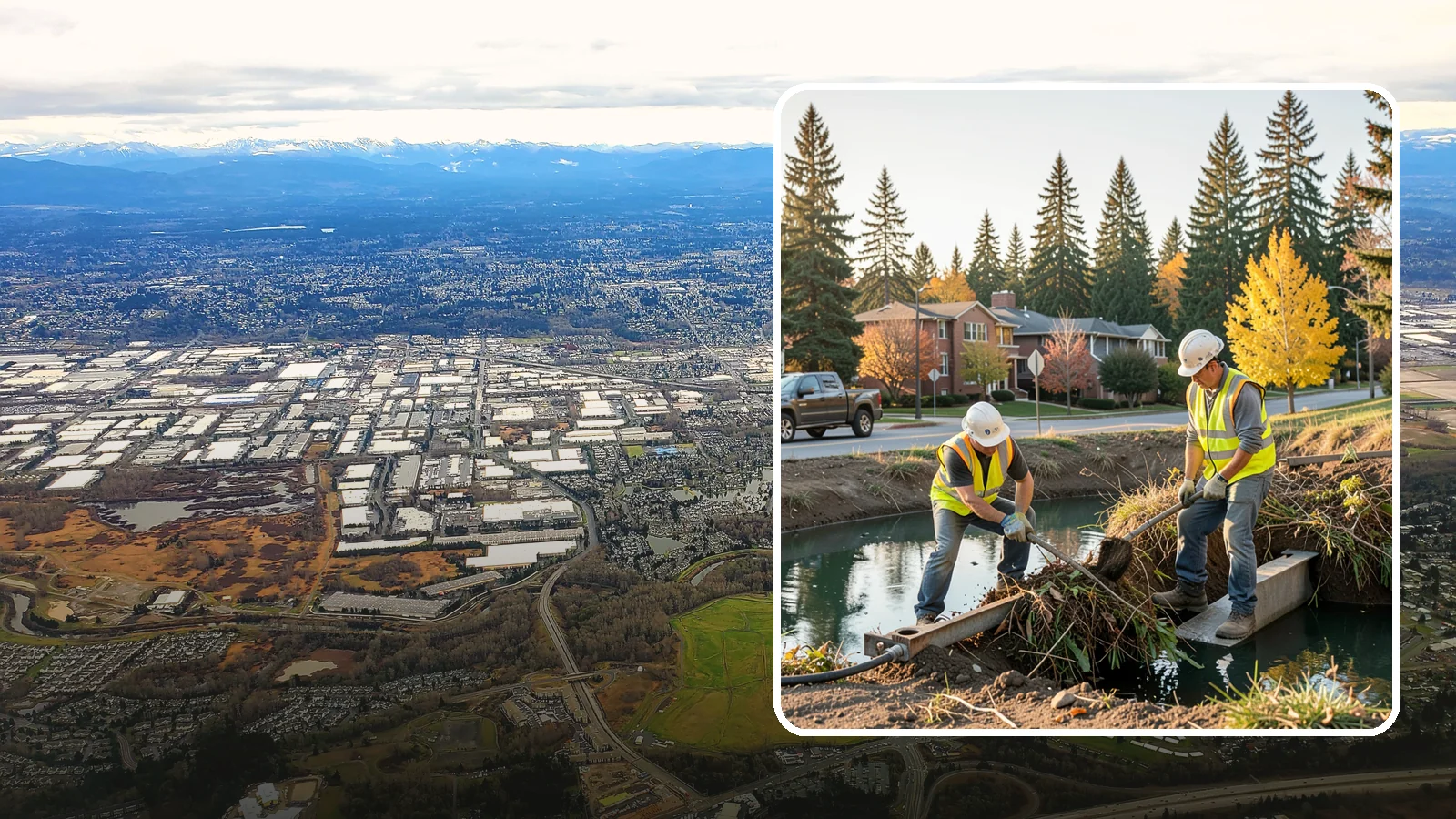 Detention Pond Maintenance in Kent, King County, WA - Vegetation, sediment, and outlet upkeep that keeps detention ponds storing and releasing runoff correctly.