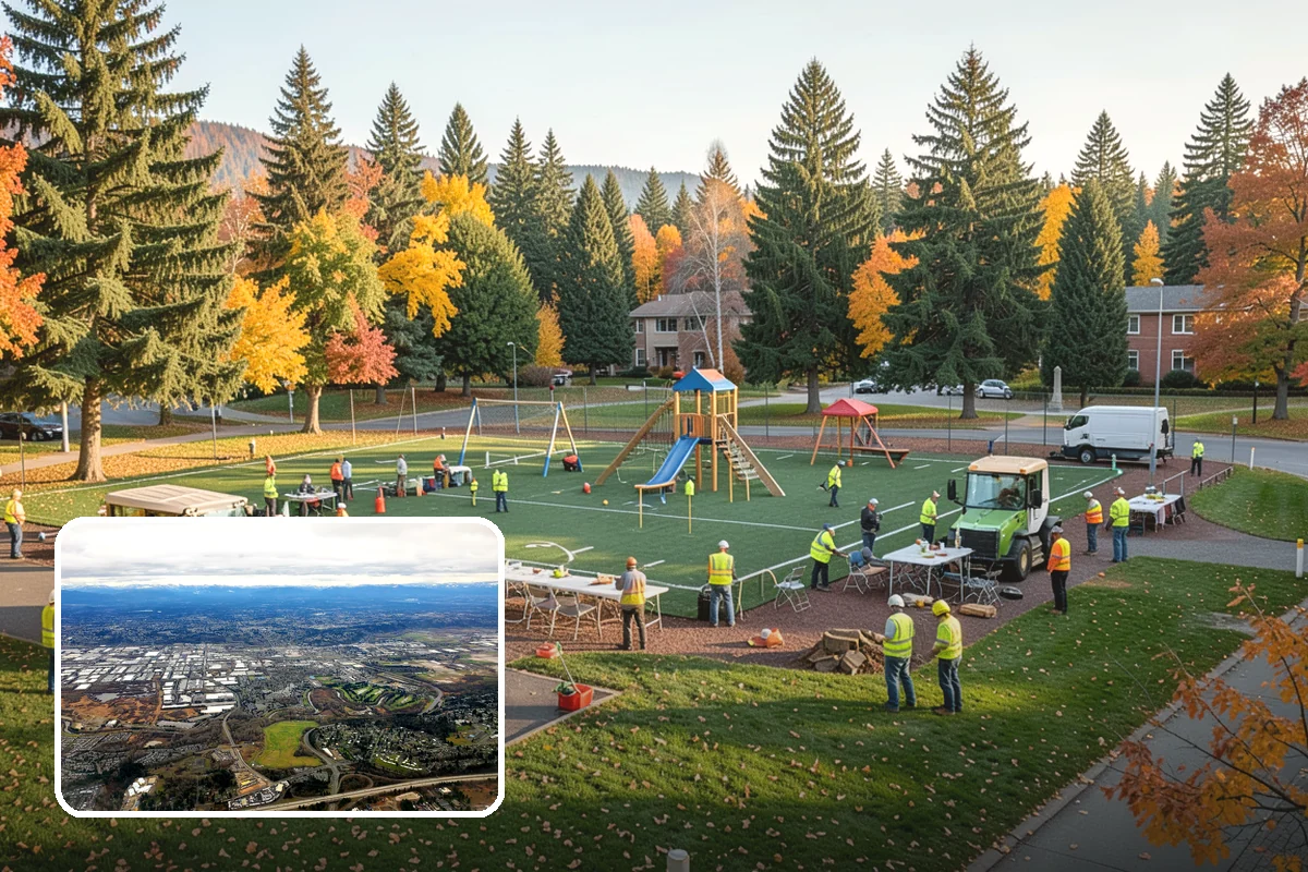 Detention Pond Maintenance in Kent, King County, WA - Maintained storage volume and controlled release rates