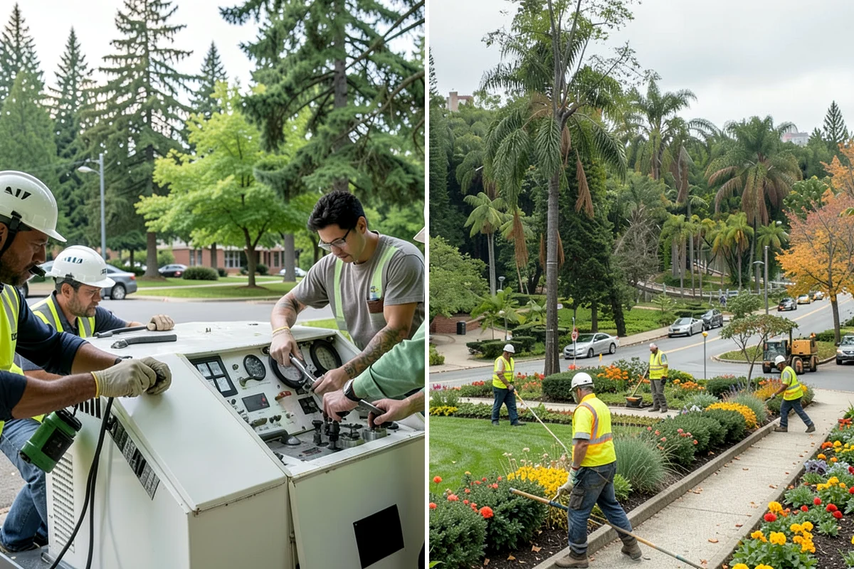 Detention Pond Maintenance in Lake Forest Park, King County, WA - Inspect embankments, inlets, and outlet control structures
