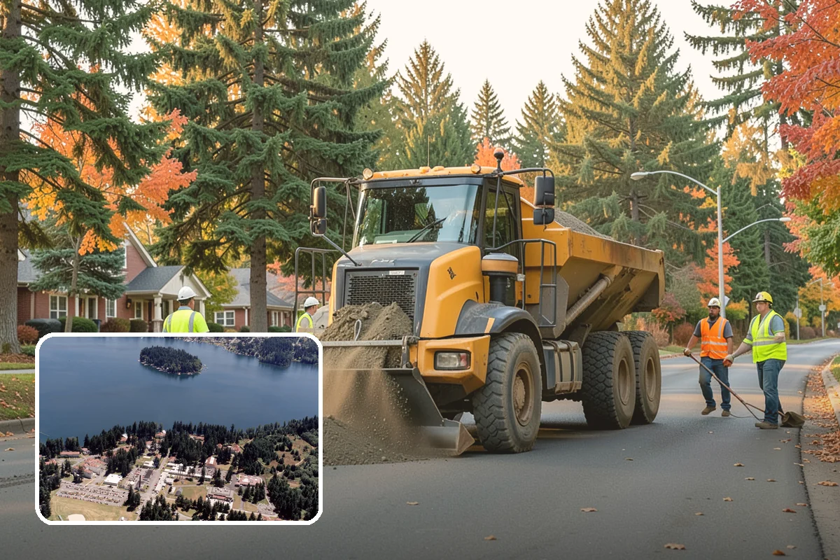 Detention Pond Maintenance in Lakewood, Pierce County, WA - Maintained storage volume and controlled release rates