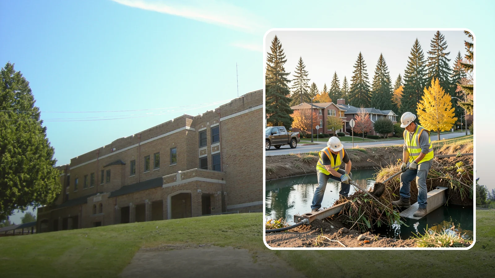 Detention Pond Maintenance in Maple Valley, King County, WA - Vegetation, sediment, and outlet upkeep that keeps detention ponds storing and releasing runoff correctly.