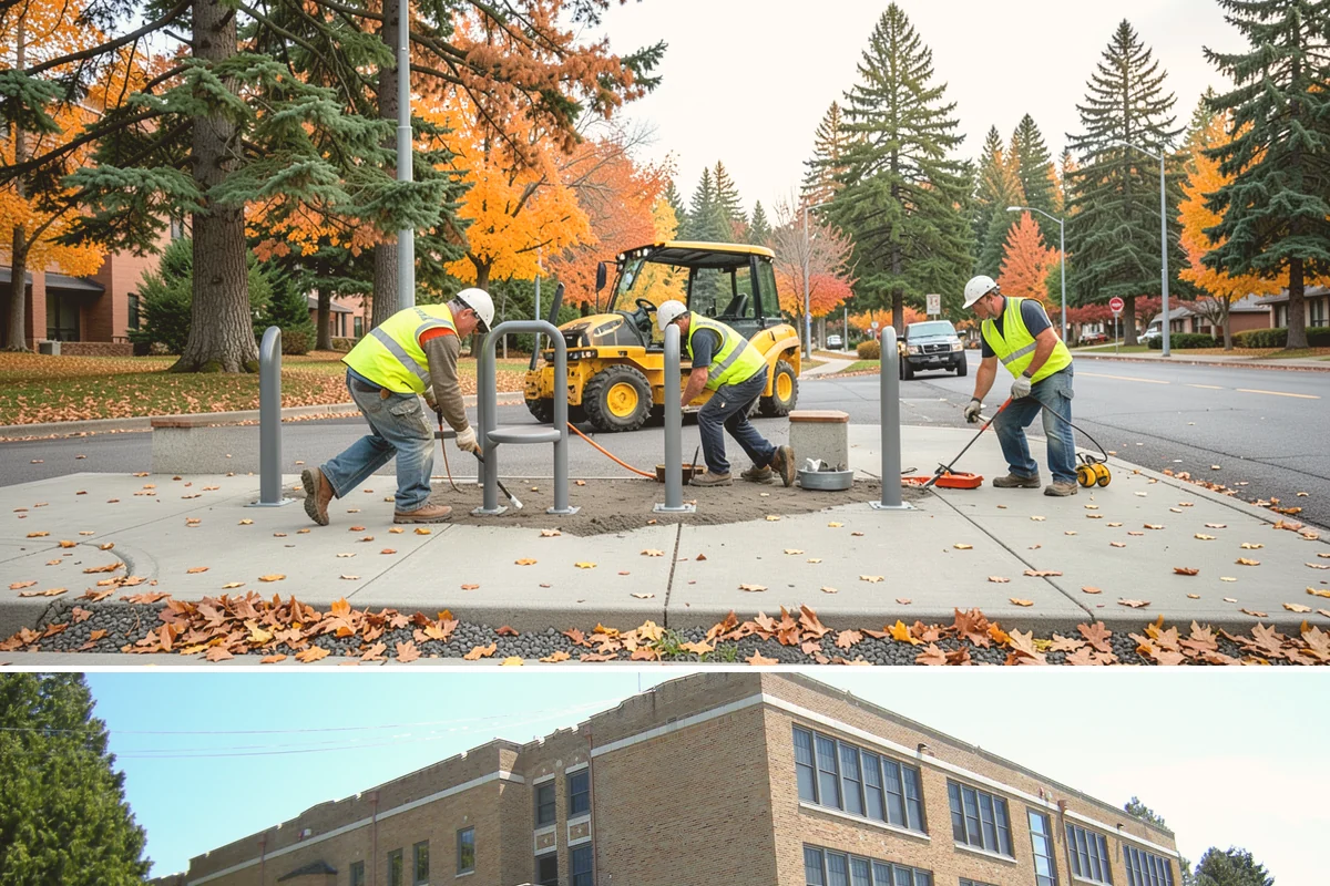 Detention Pond Maintenance in Maple Valley, King County, WA - Mowing and vegetation work occur in the dry summer months, while inlet and outlet inspections increase through the winter storm...