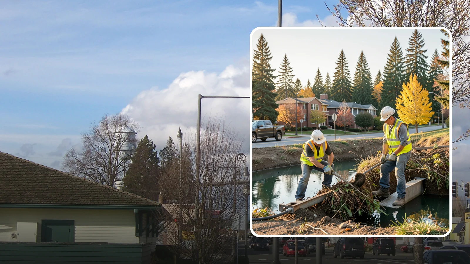 Detention Pond Maintenance in Marysville, Snohomish County, WA - Vegetation, sediment, and outlet upkeep that keeps detention ponds storing and releasing runoff correctly.