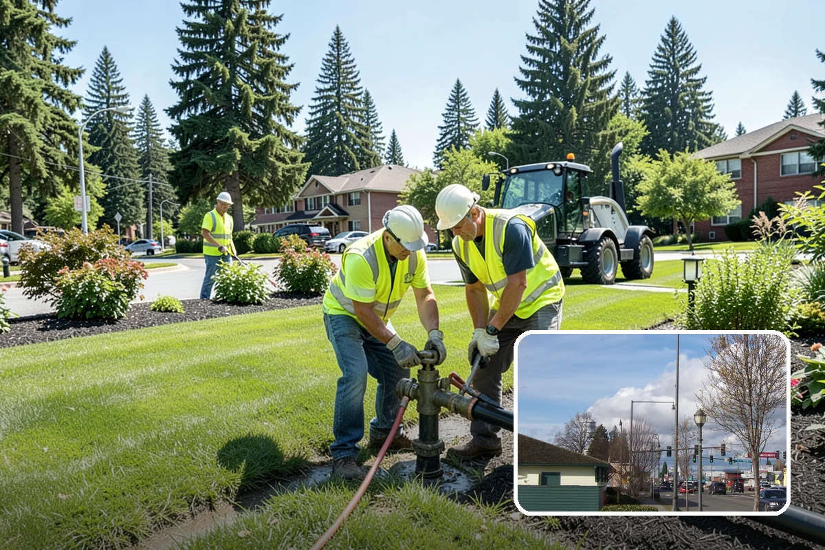 Detention Pond Maintenance in Marysville, Snohomish County, WA - Maintained storage volume and controlled release rates