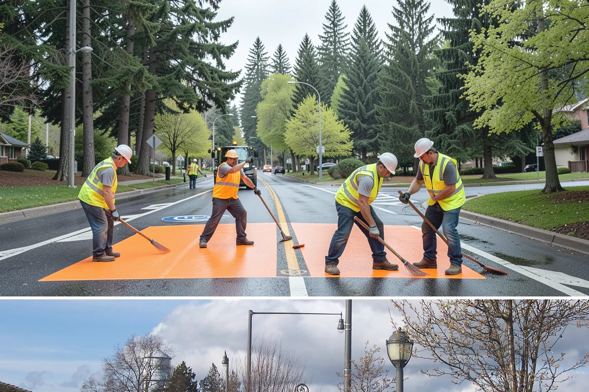Detention Pond Maintenance in Marysville, Snohomish County, WA - Mowing and vegetation work occur in the dry summer months, while inlet and outlet inspections increase through the winter storm...