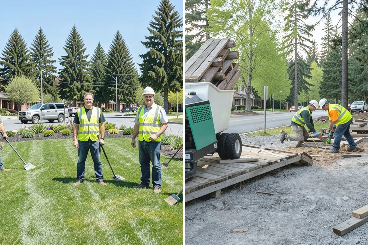 Detention Pond Maintenance in Medina, King County, WA - Inspect embankments, inlets, and outlet control structures