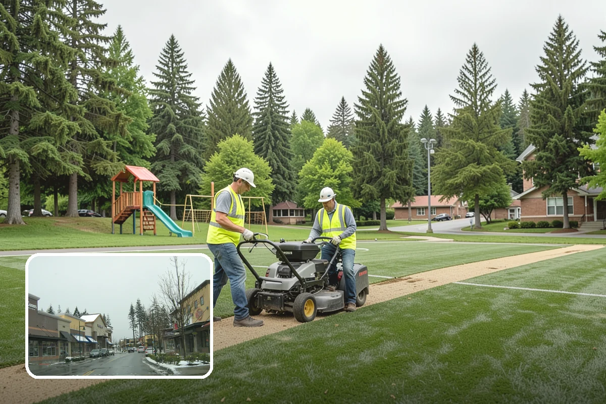 Detention Pond Maintenance in Mill Creek, Snohomish County, WA - Maintained storage volume and controlled release rates