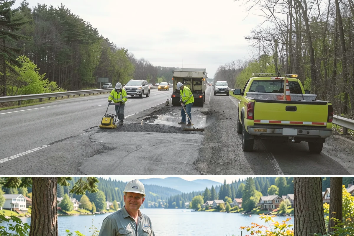 Detention Pond Maintenance in Milton, King County, WA - Mowing and vegetation work occur in the dry summer months, while inlet and outlet inspections increase through the winter storm...