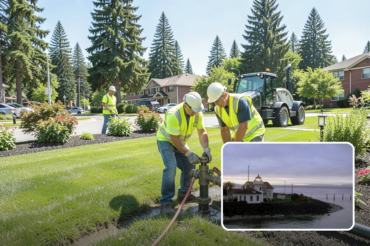 Detention Pond Maintenance in Mukilteo, Snohomish County, WA - Maintained storage volume and controlled release rates