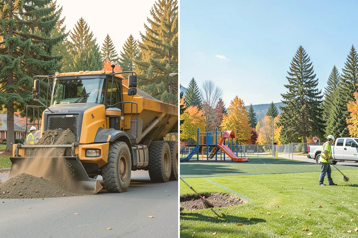 Detention Pond Maintenance in Newcastle, King County, WA - Inspect embankments, inlets, and outlet control structures
