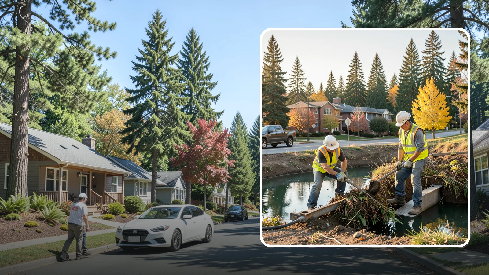 Detention Pond Maintenance in Orting, Pierce County, WA - Vegetation, sediment, and outlet upkeep that keeps detention ponds storing and releasing runoff correctly.
