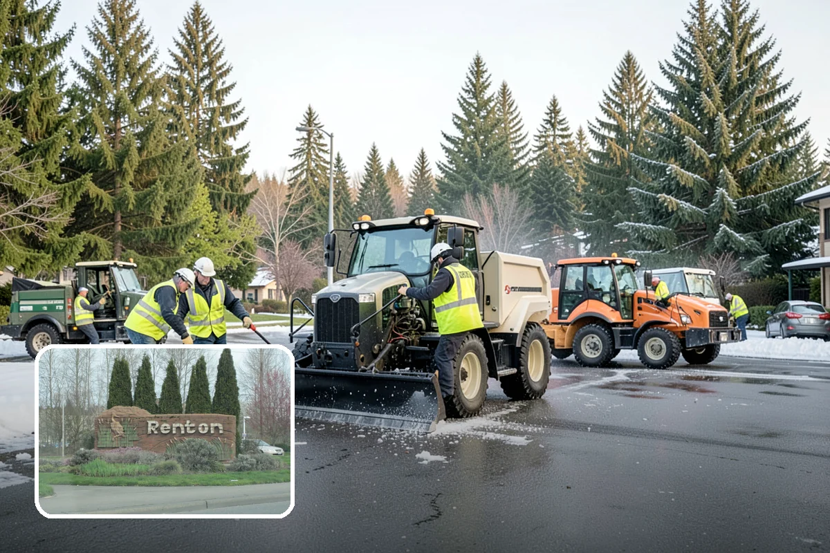 Detention Pond Maintenance in Renton, King County, WA - Maintained storage volume and controlled release rates