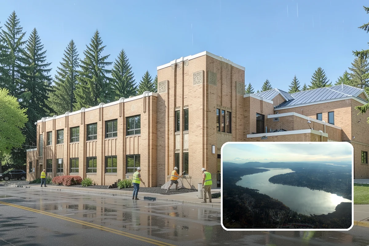 Detention Pond Maintenance in Sammamish, King County, WA - Maintained storage volume and controlled release rates