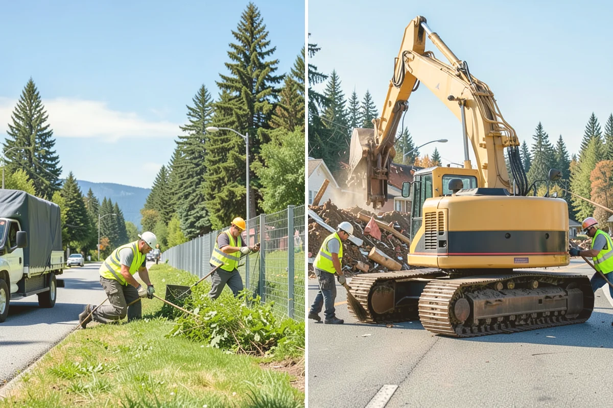 Detention Pond Maintenance in Sammamish, King County, WA - Inspect embankments, inlets, and outlet control structures