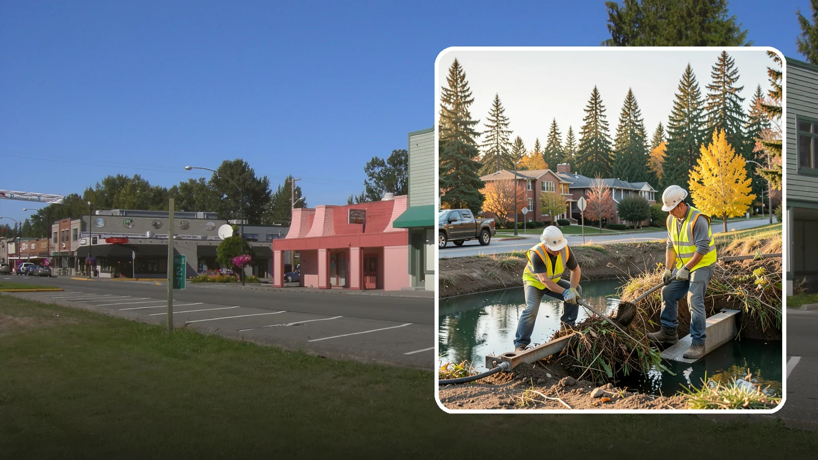Detention Pond Maintenance in Snoqualmie, King County, WA - Vegetation, sediment, and outlet upkeep that keeps detention ponds storing and releasing runoff correctly.