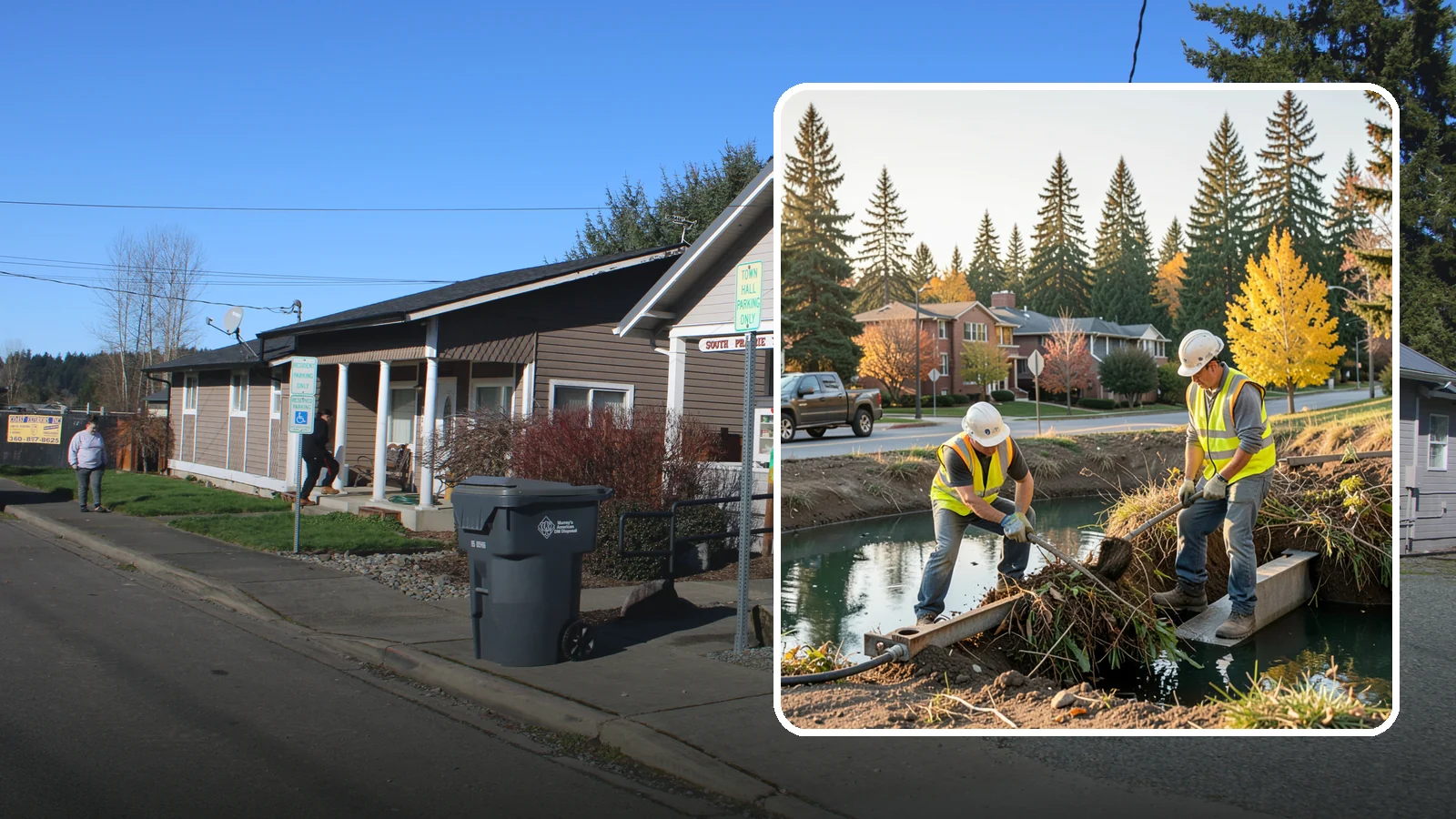 Detention Pond Maintenance in South Prairie, Pierce County, WA - Vegetation, sediment, and outlet upkeep that keeps detention ponds storing and releasing runoff correctly.